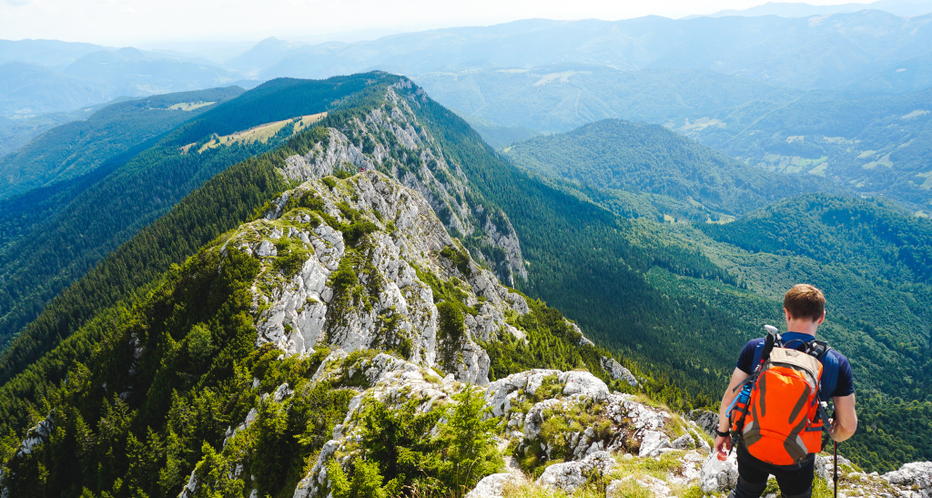 Hiking in Carpathian Mountains