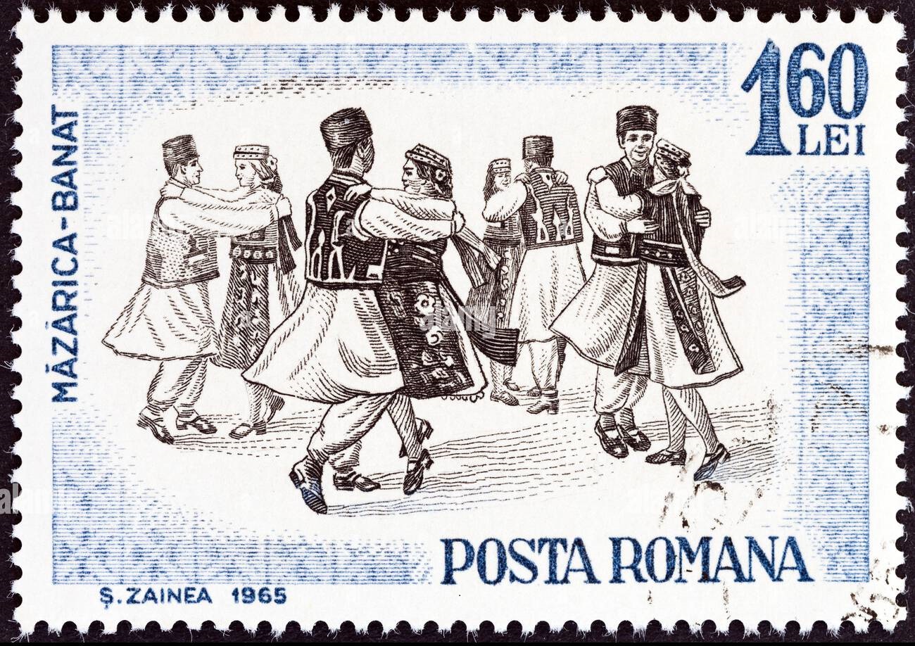 Romanian folk dancers