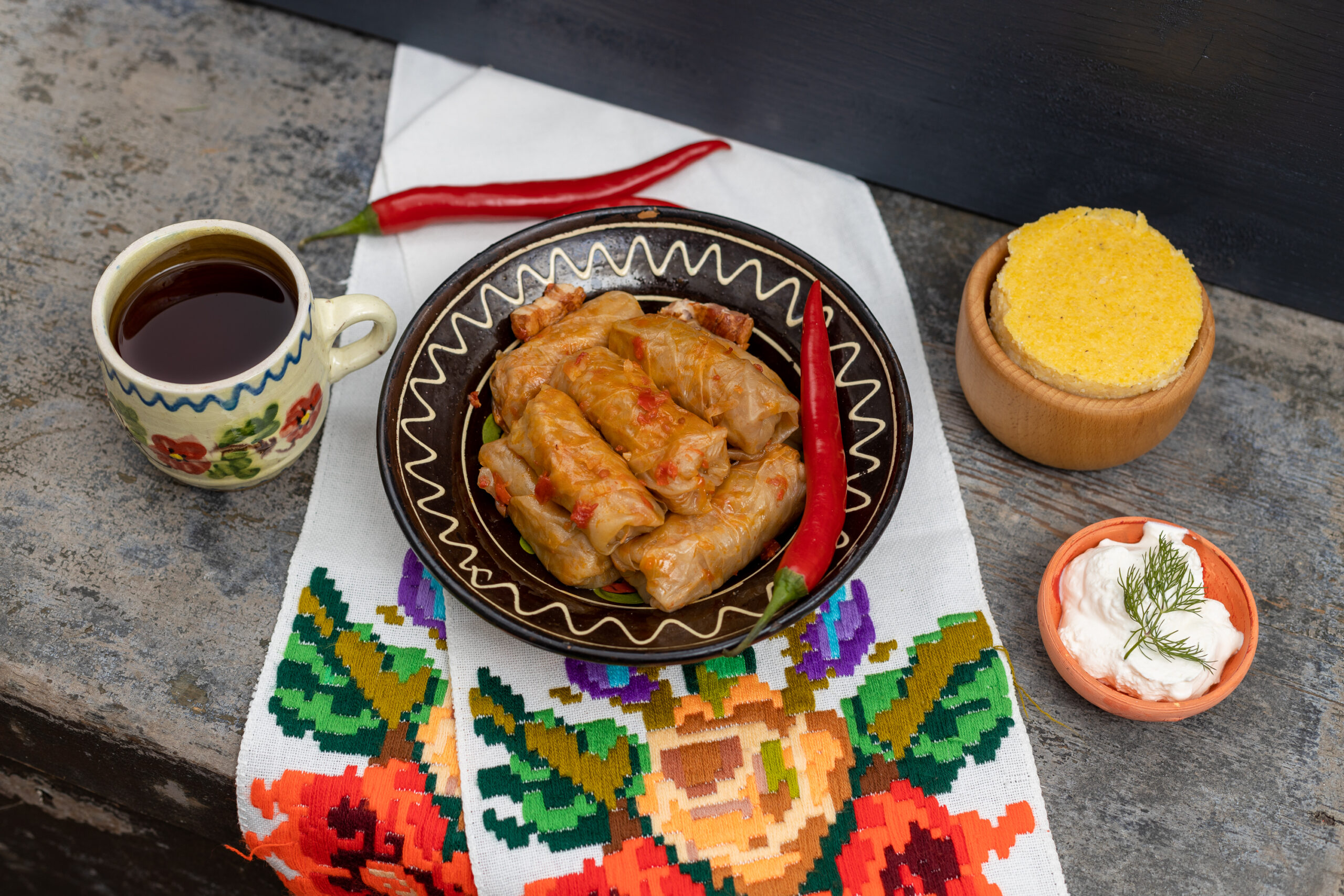 Traditional Romanian food